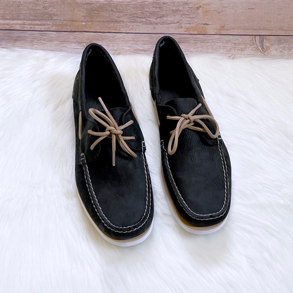 Timberland Men’s Atlantis Break Black Boat Shoes - Picture 3 of 7